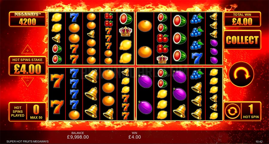 Super Hot Fruits Megaways slot