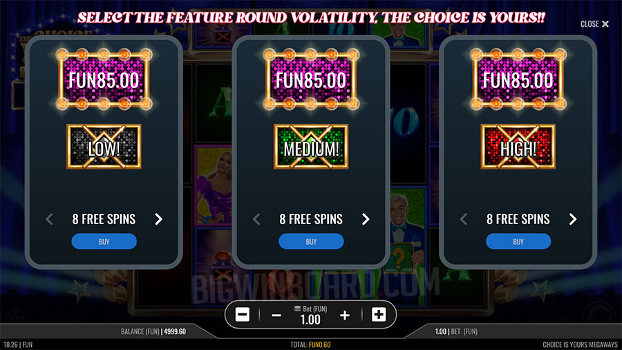 The Choice Is Yours Megaways slot